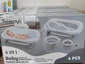 Photo - 4 Pc Foldable Bath Set