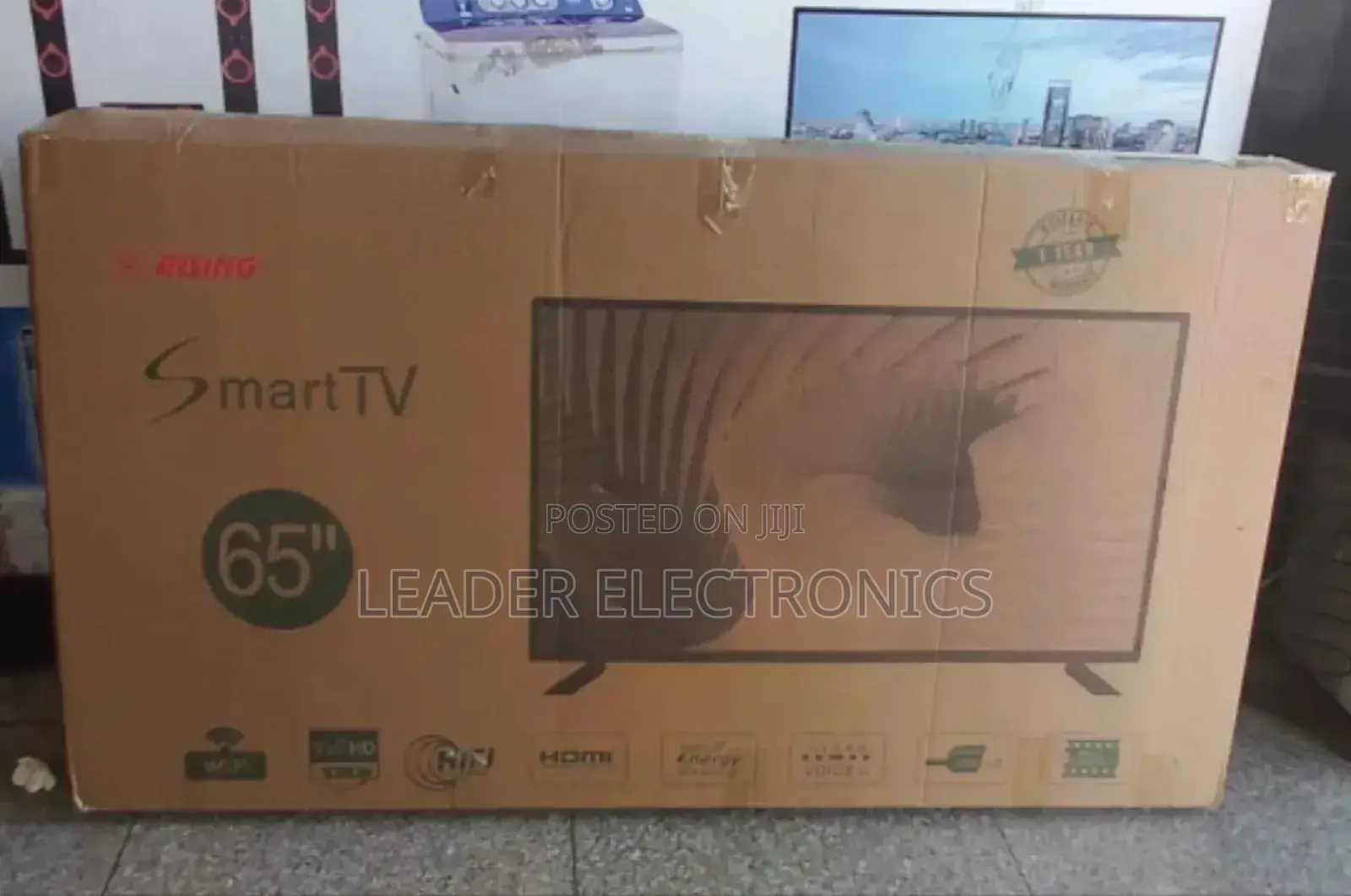 Rising Tv 65" Smart Android Tv New 2025