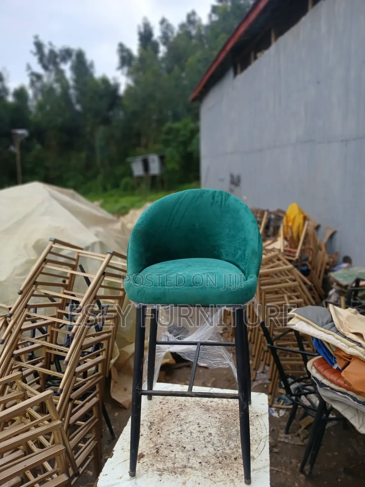 Bar Chair Metal Legs