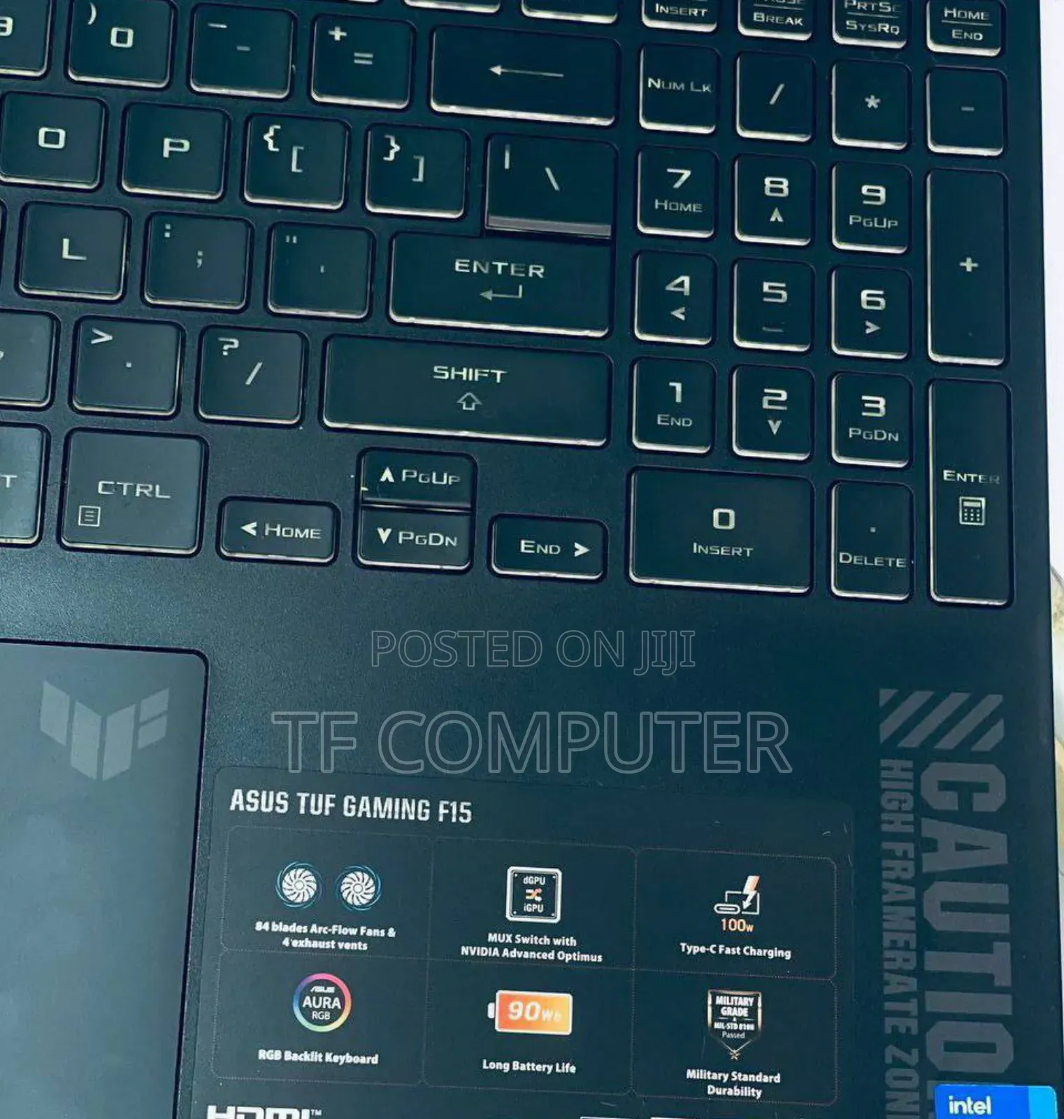 New Laptop Asus TUF Gaming A15 16GB Intel Core I7 SSD 512GB