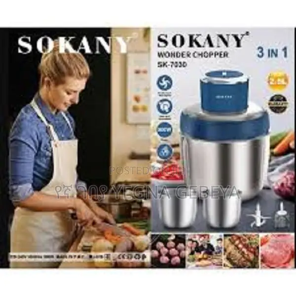Sokany Chopper Sk-7030 – 3-in-1, 2.5l