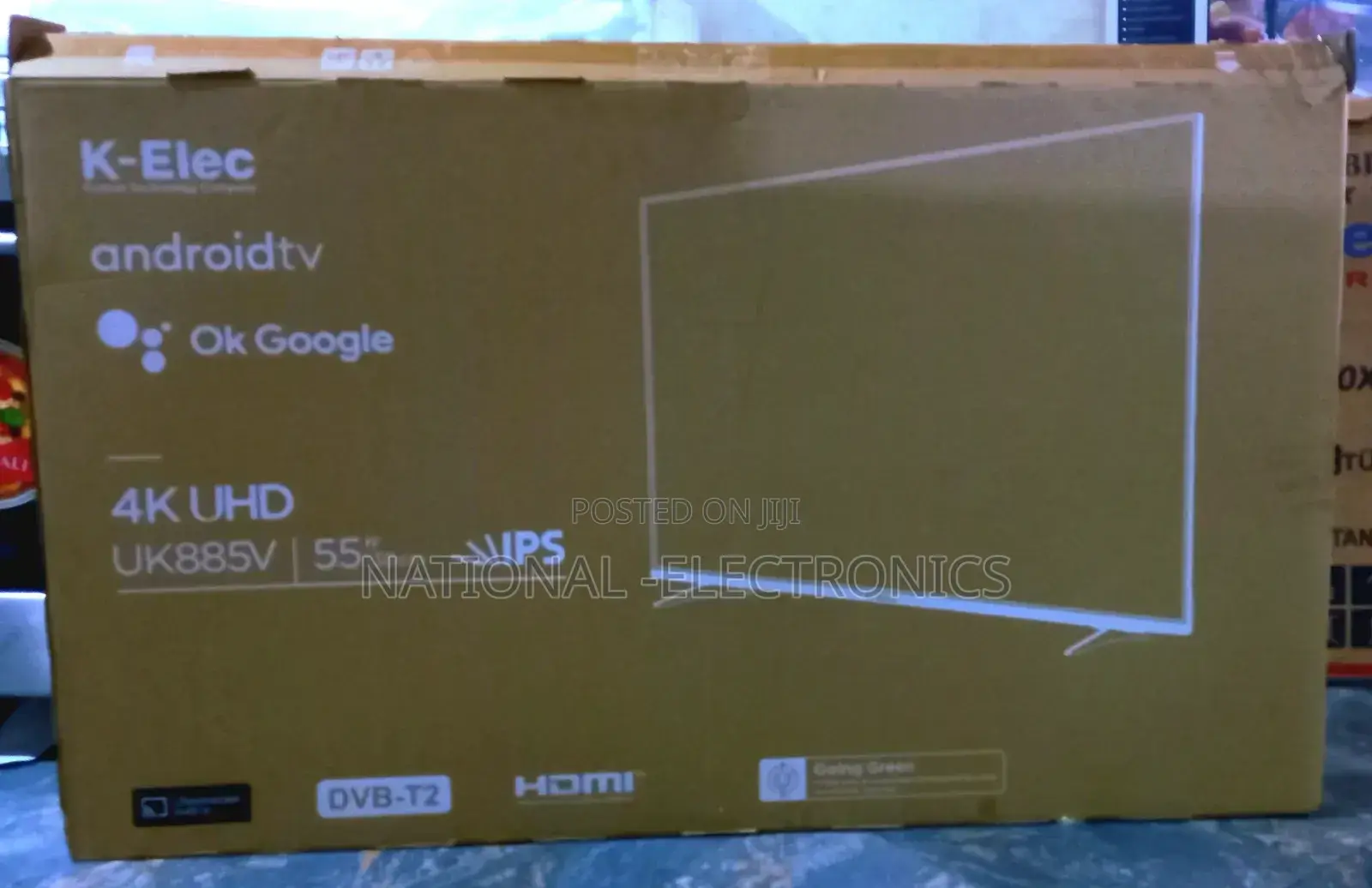 K-Elec 55 Inch Tv Smart Android Frameless Tv