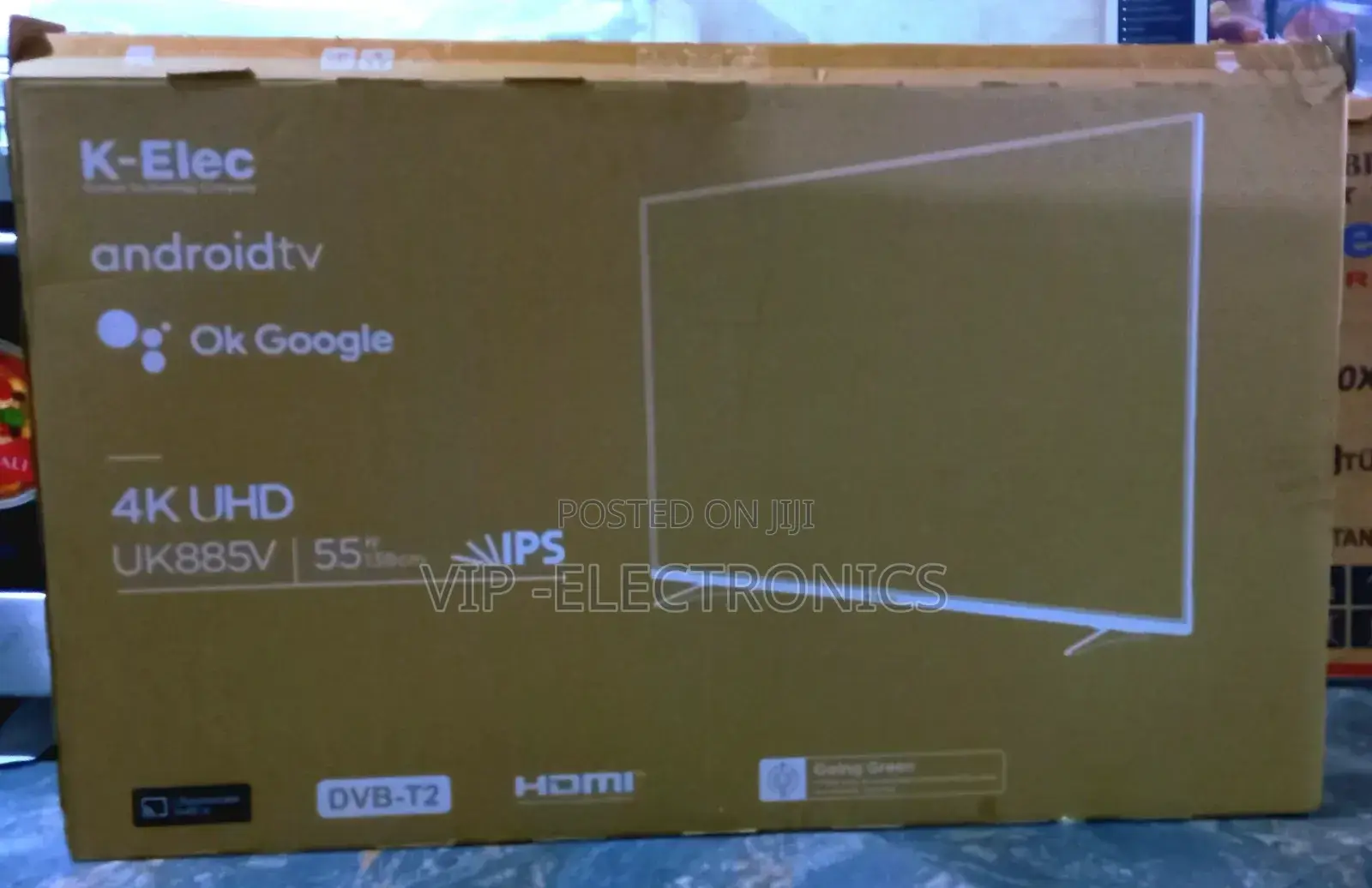 K-Elec 55 Inch Tv Smart Android Frameless Tv