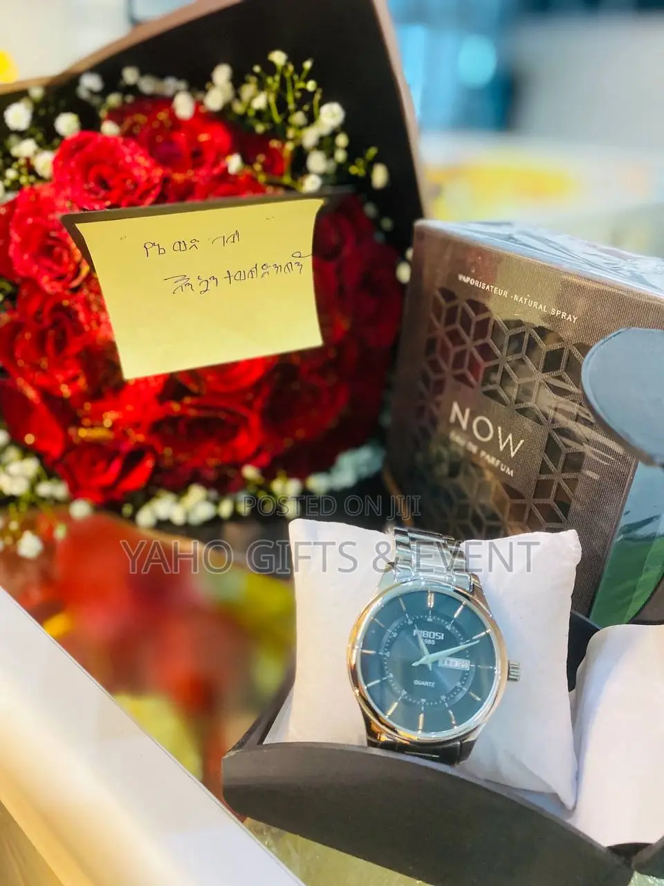 Men’S Perfume and Watch Gift Set