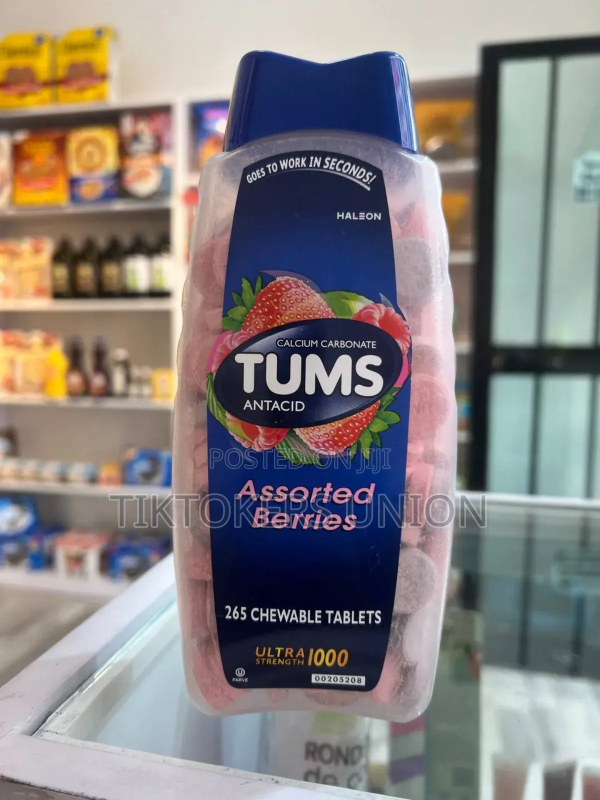 Tums Ultra Strength Antacid Chewable Tablet