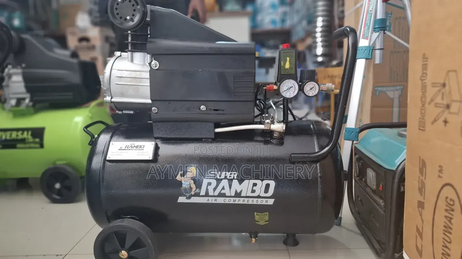 Super Rambo Air Compressor 50litre 50ሊትር ኮምፕረሰር