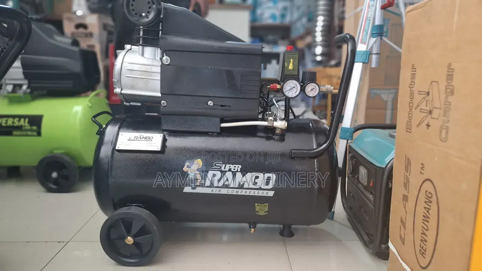 Super Rambo Air Compressor 50litre 50ሊትር ኮምፕረሰር