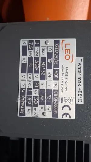 Leo Centrifugal Pump 10hp 7.5kw