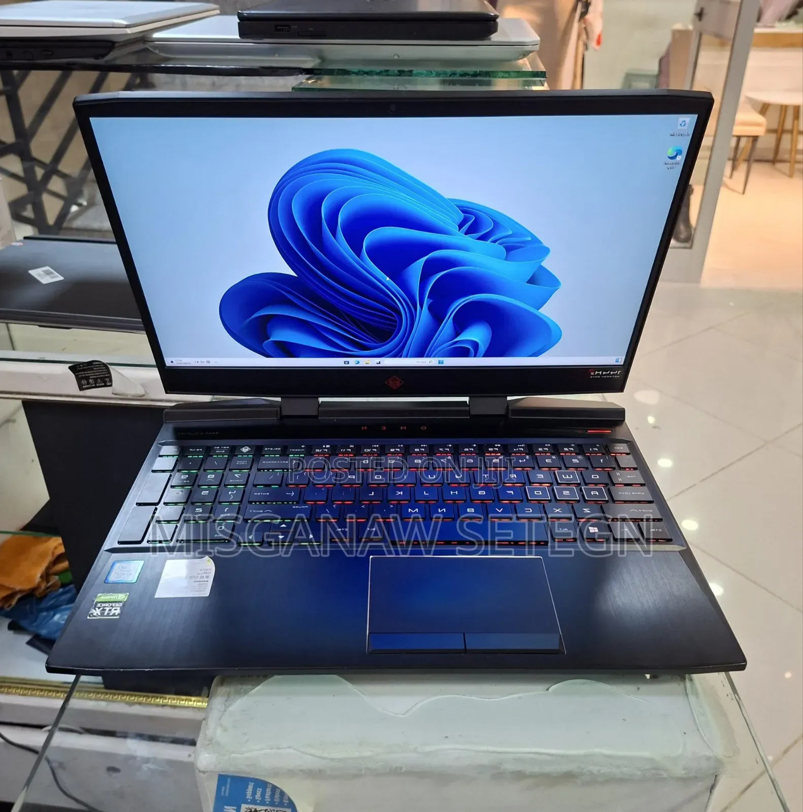 New Laptop HP Omen 15 16GB Intel Core I7 SSD 512GB