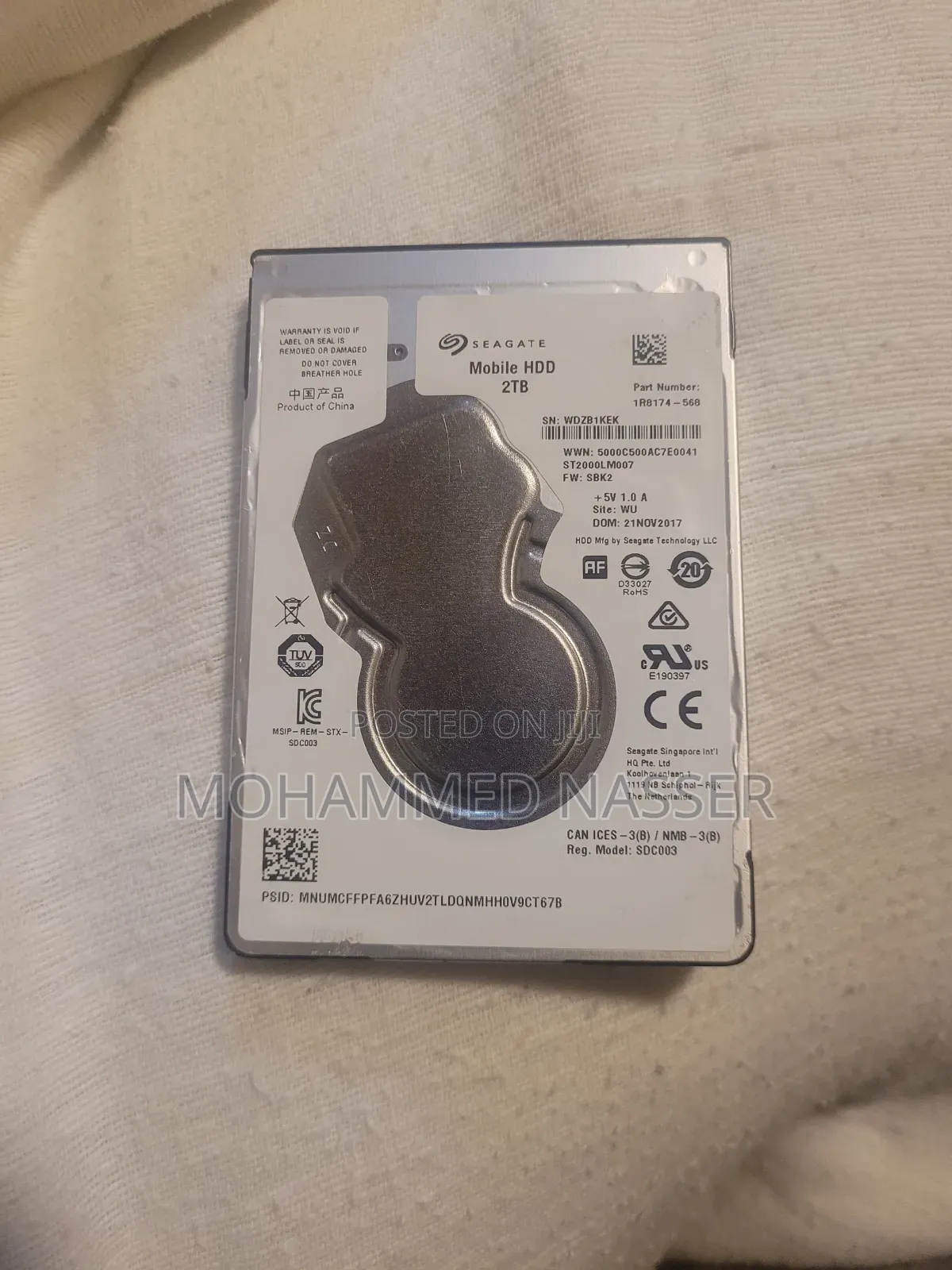 Seagate Mobile HDD 2tb From Switzerland