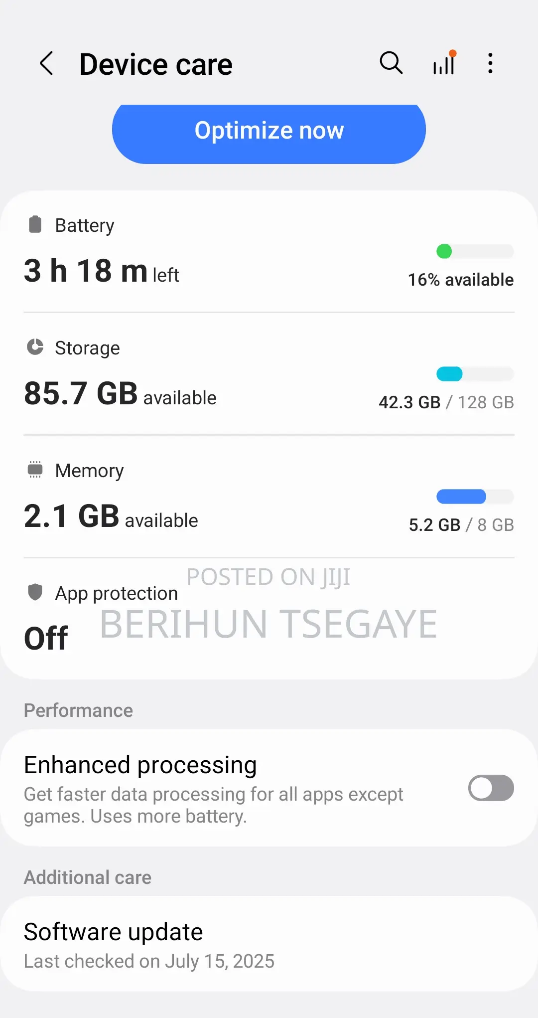 Samsung Galaxy S10 128 GB Gray