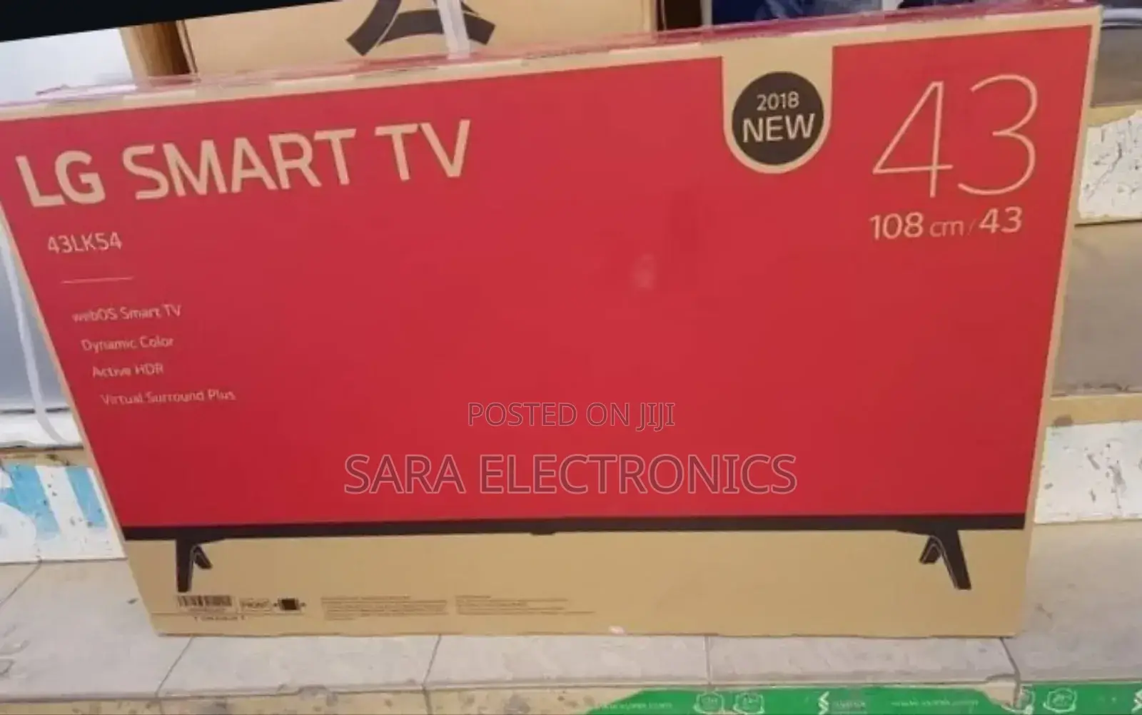 Lg 43" Smart Tv Single Screen 5 Years Warranty