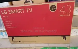Lg 43" Smart Tv Single Screen 5 Years Warranty