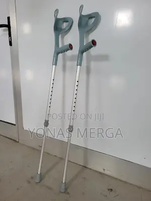 Photo - N/a 2pcs Adjustable Forearm Crutches槭፰elbow Underarm Crutches፤፧ክራንች