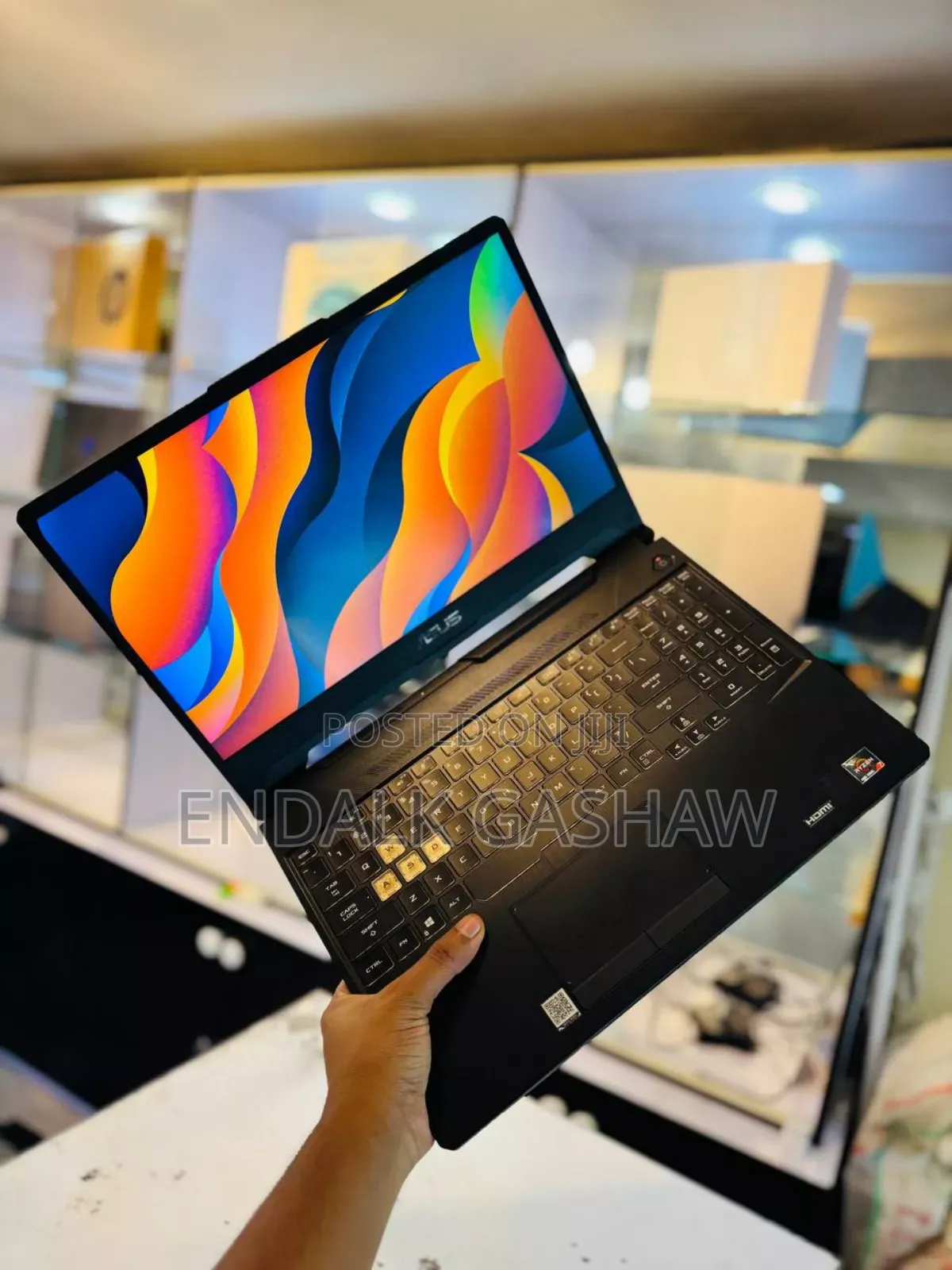 New Laptop Asus TUF Gaming A15 16GB AMD Ryzen 7 SSD 512GB