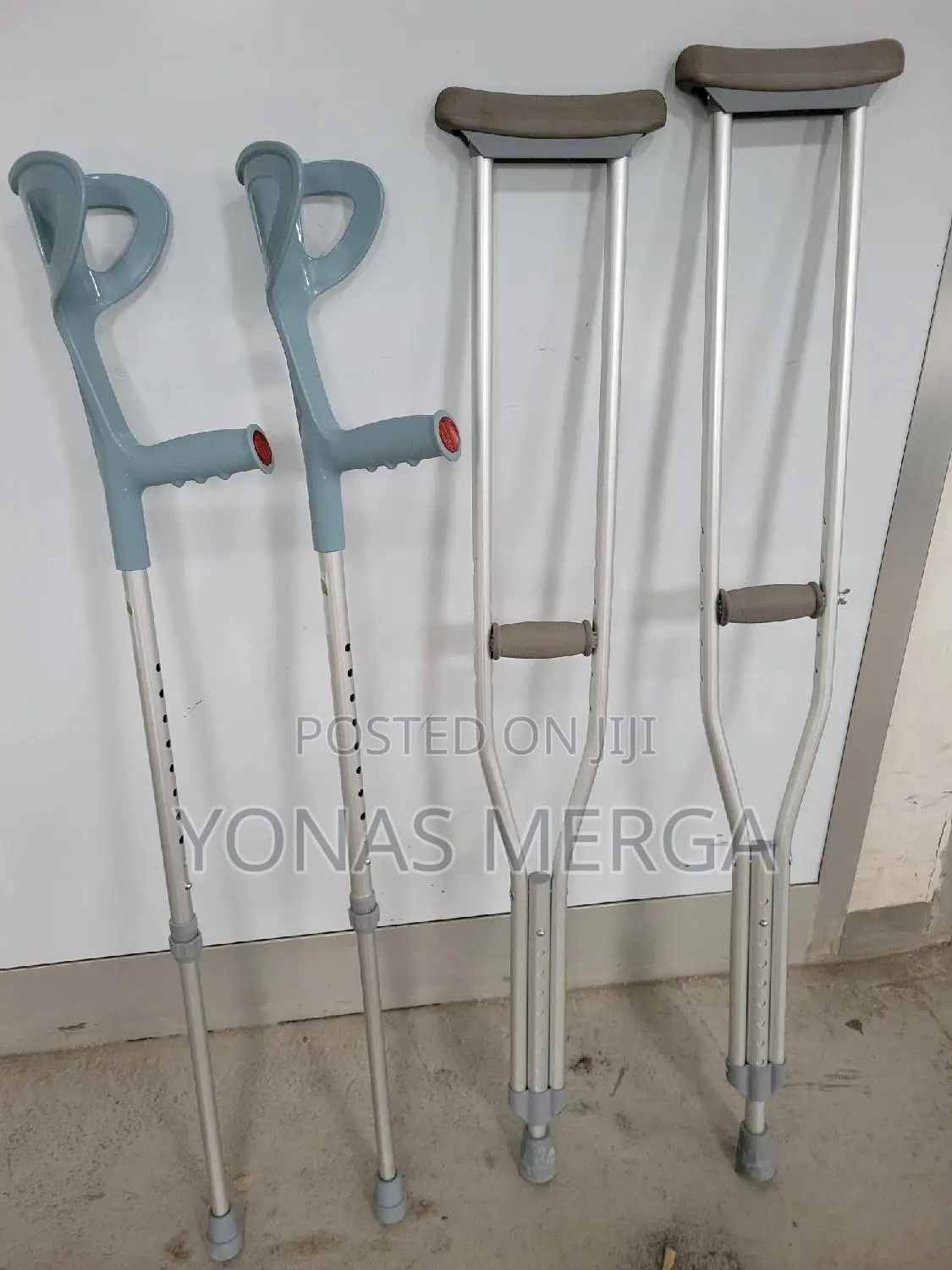 Adjustable Forearm Crutches叛፨Elbow Crutches橢፹half Circle Crutches+ክራንች