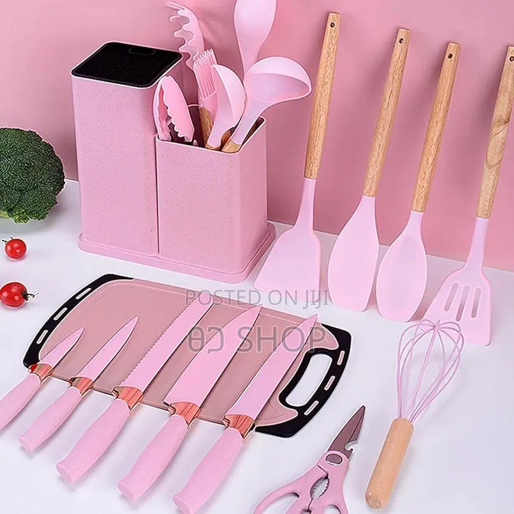 Pink (Color ) 18 Pc Kitchen Set