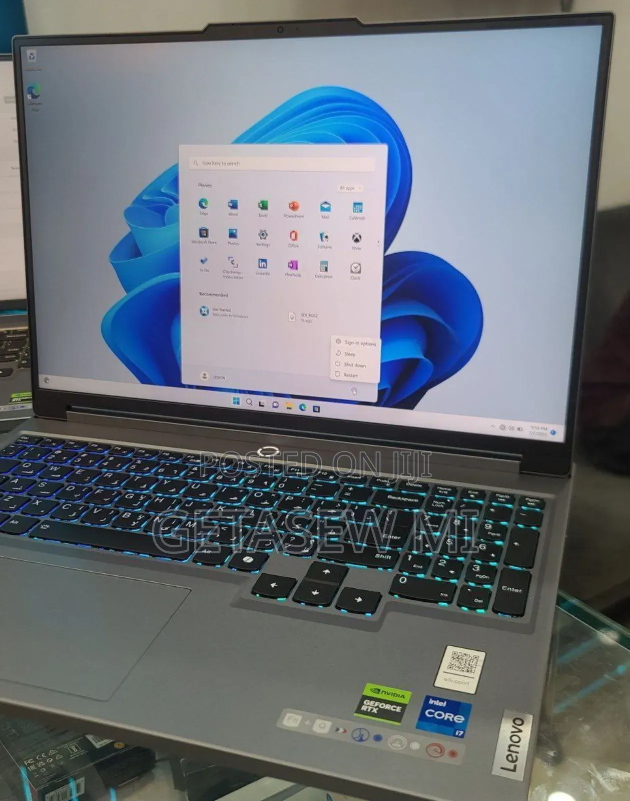 New Laptop Lenovo Legion 5 16GB Intel Core I7 SSD 1T