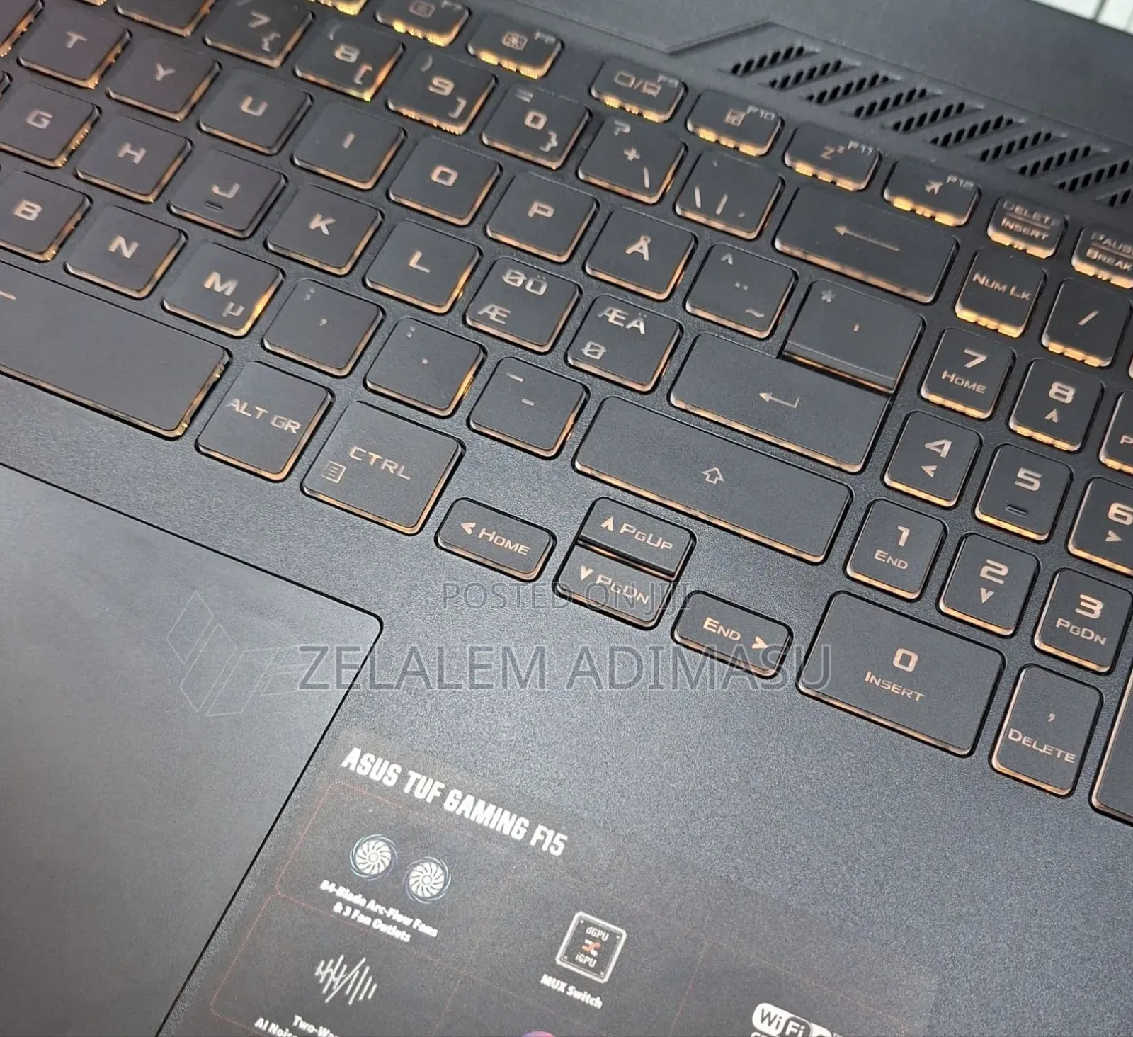 New Laptop Asus TUF Gaming A15 16GB Intel Core I5 SSD 512GB