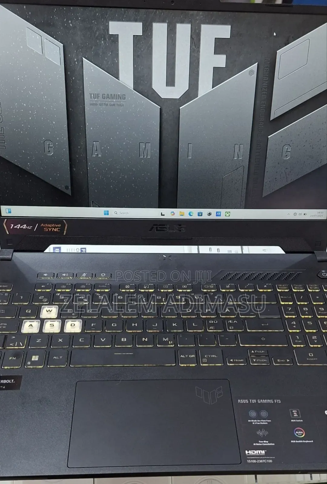 New Laptop Asus TUF Gaming A15 16GB Intel Core I5 SSD 512GB