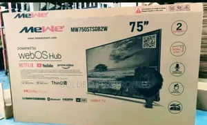 Photo - Mewe Tv 75 Inch Webos Aderoyd