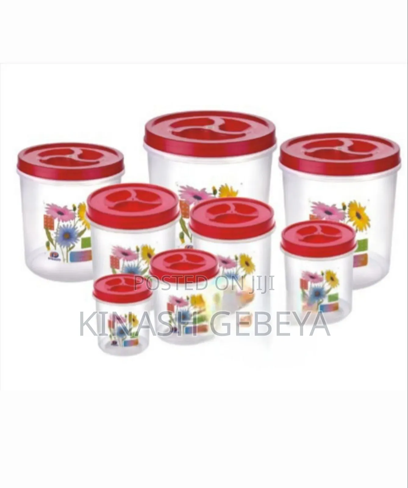 8pcs Plastic Food Stoarge Containers