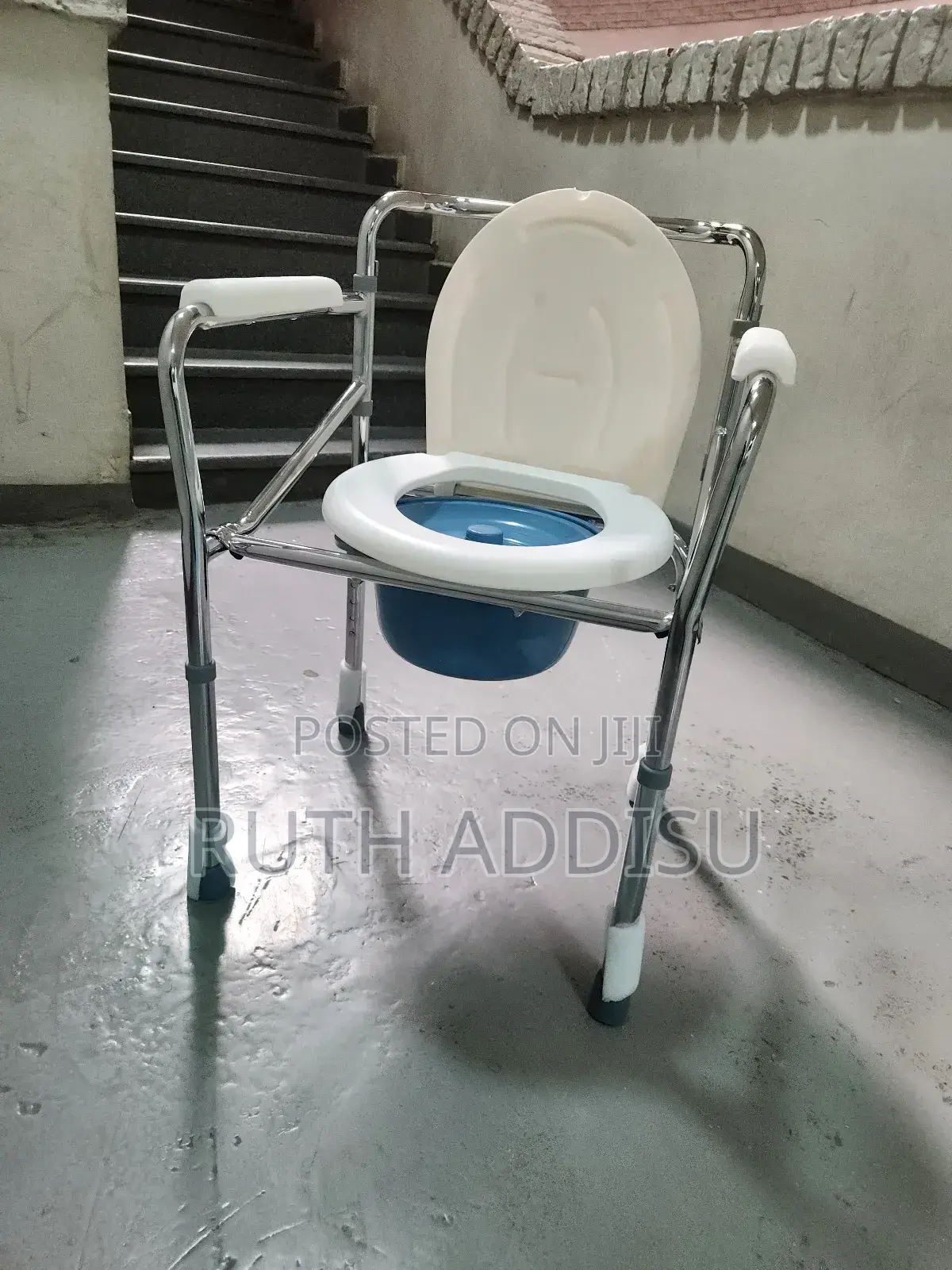 Adjustable Height管道commode Chair簾你toilet Chair留學commode Chair New