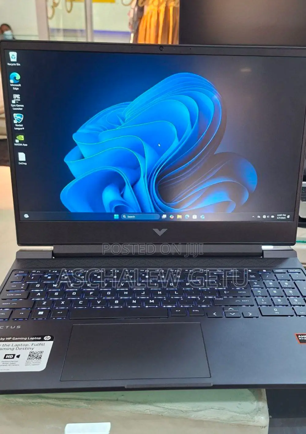 New Laptop HP Victus 15 8GB AMD Ryzen 5 SSD 512GB