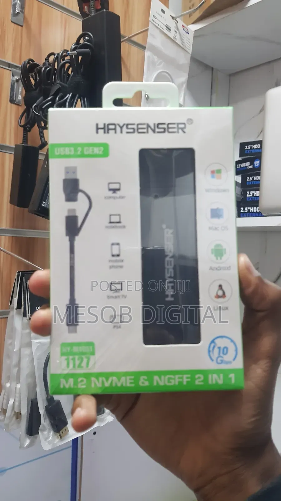 Ram Type SSD Harddisk Reader M.2 Nvme Support