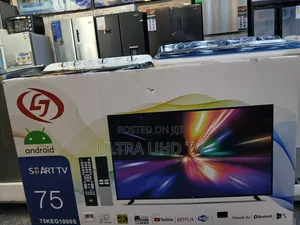 Photo - Lj 75 Inch Smart Android Tv New Arrival 2025 Youtube and Wifi Access