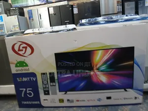 Lj 75 Inch Smart Android Tv New Arrival 2025 Youtube and Wifi Access