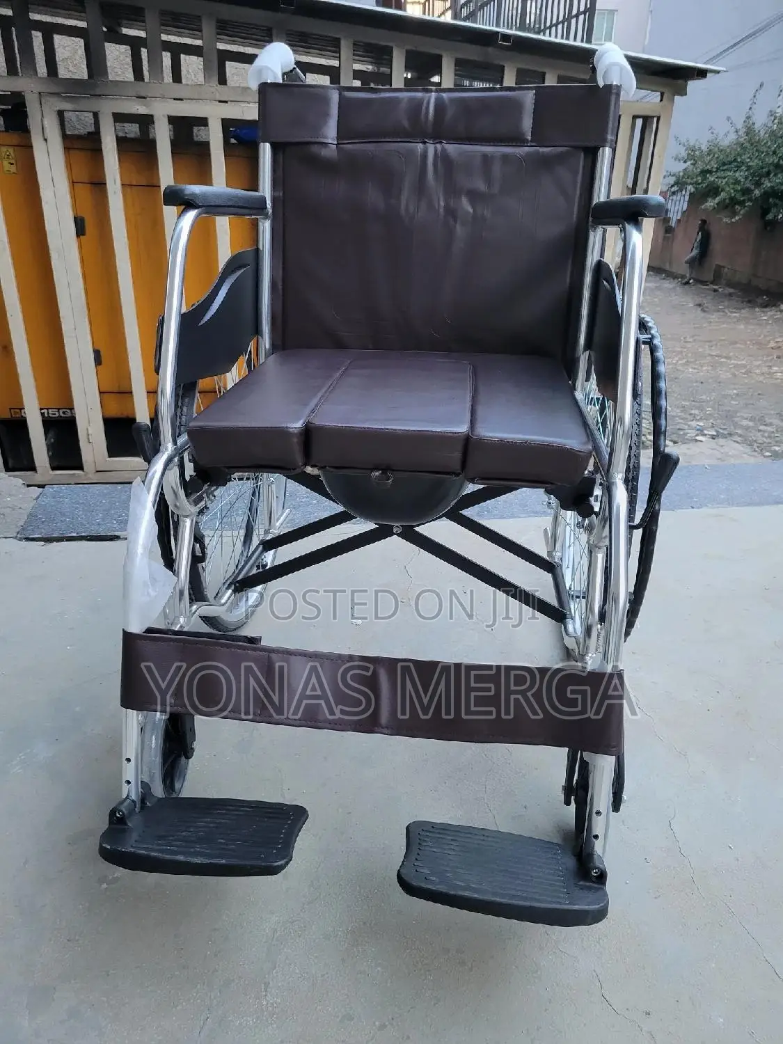 Toilet Wheelchair啖寇detachable Bucket Under the Seat刈፪wheelchair+≡Wheel
