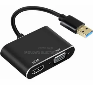 Photo - Usb to Hdmi Vga Adapter | 2 in 1 Converter