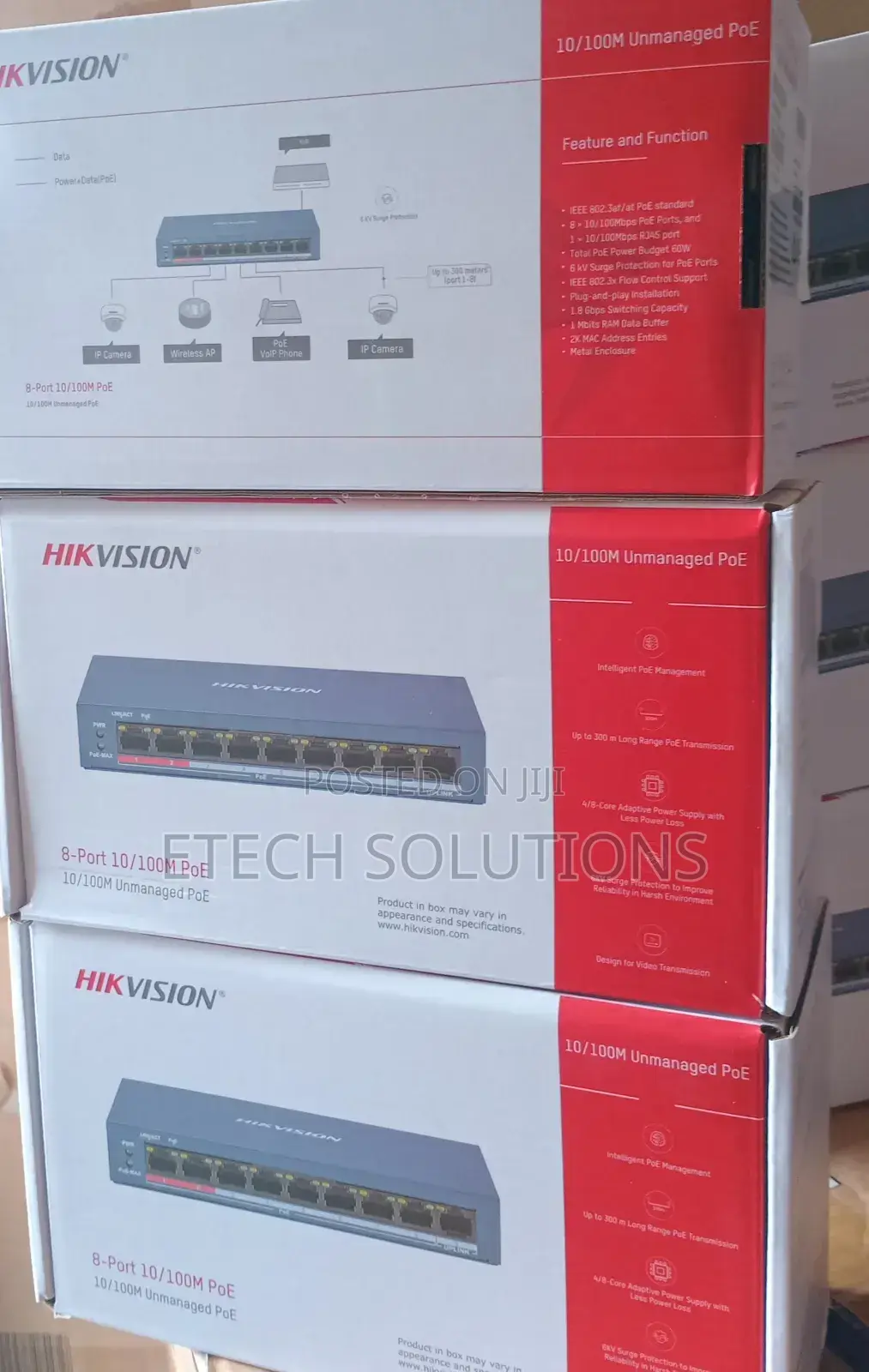 Hikvision Poe Switch 8 Port