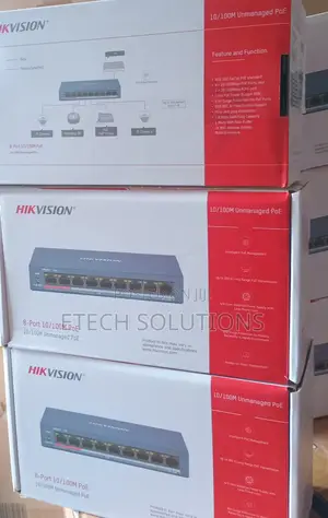Photo - Hikvision Poe Switch 8 Port