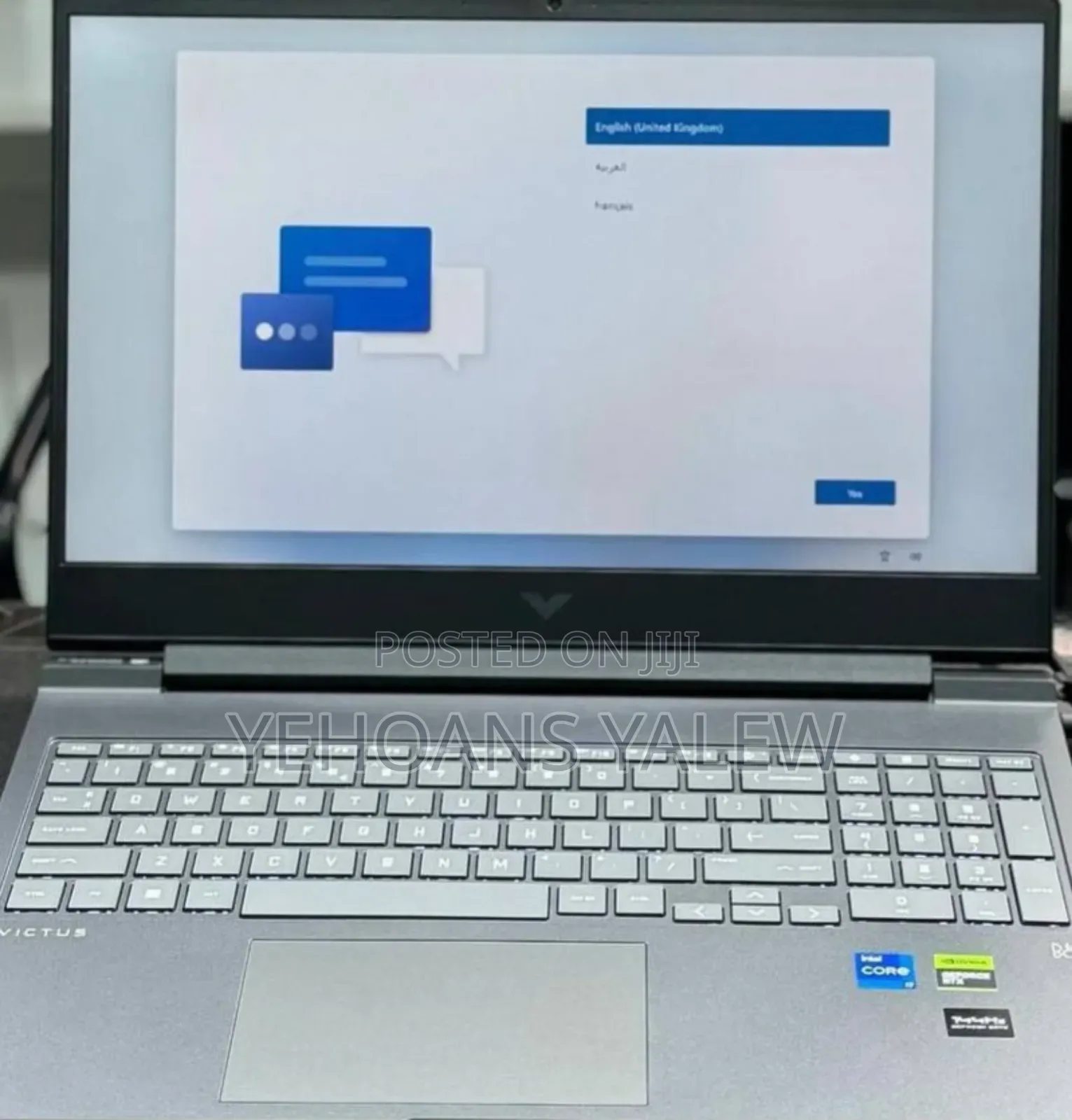 New Laptop HP Victus 16 16GB Intel Core I7 SSD 1T