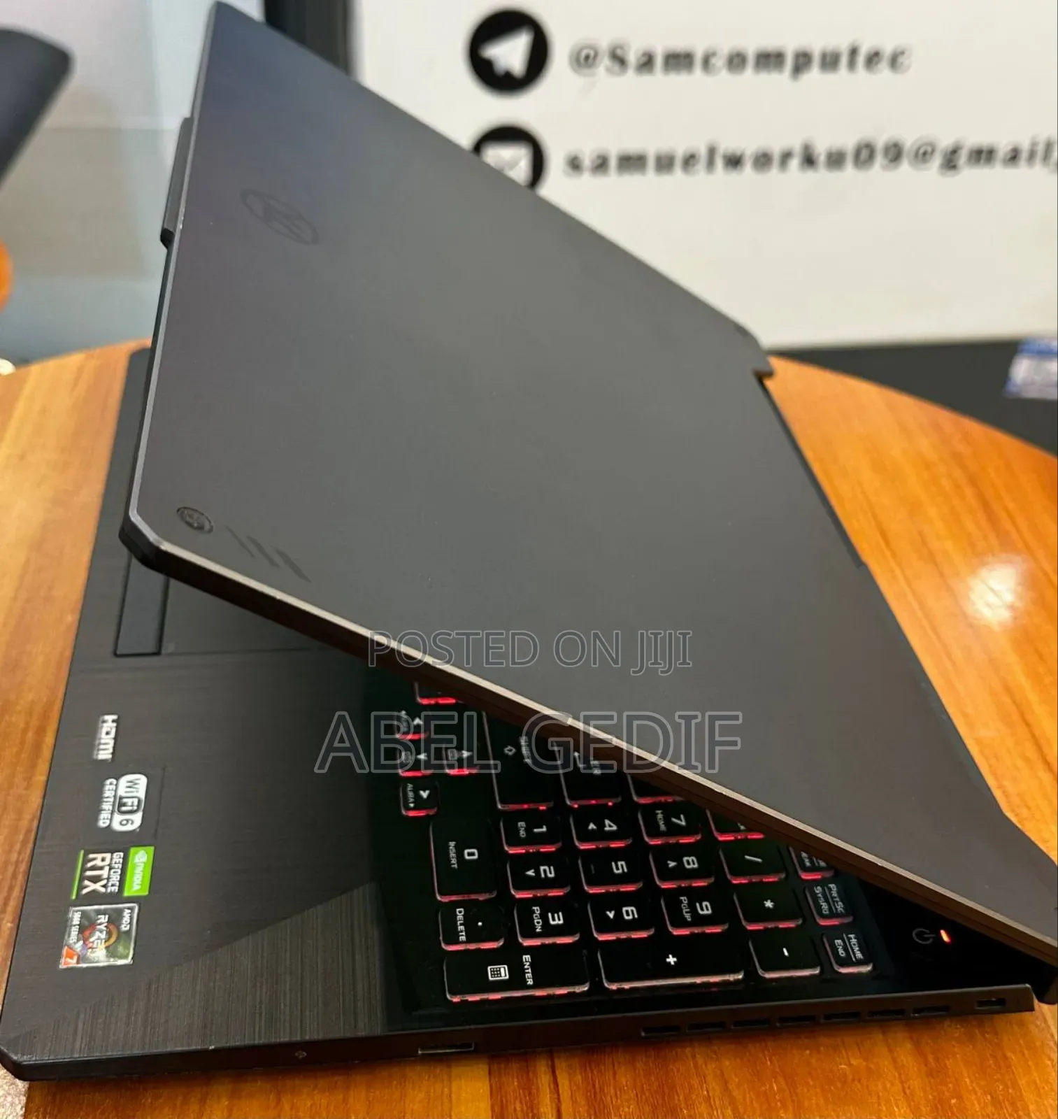 New Laptop Asus TUF Gaming A15 16GB AMD Ryzen 7 SSD 512GB