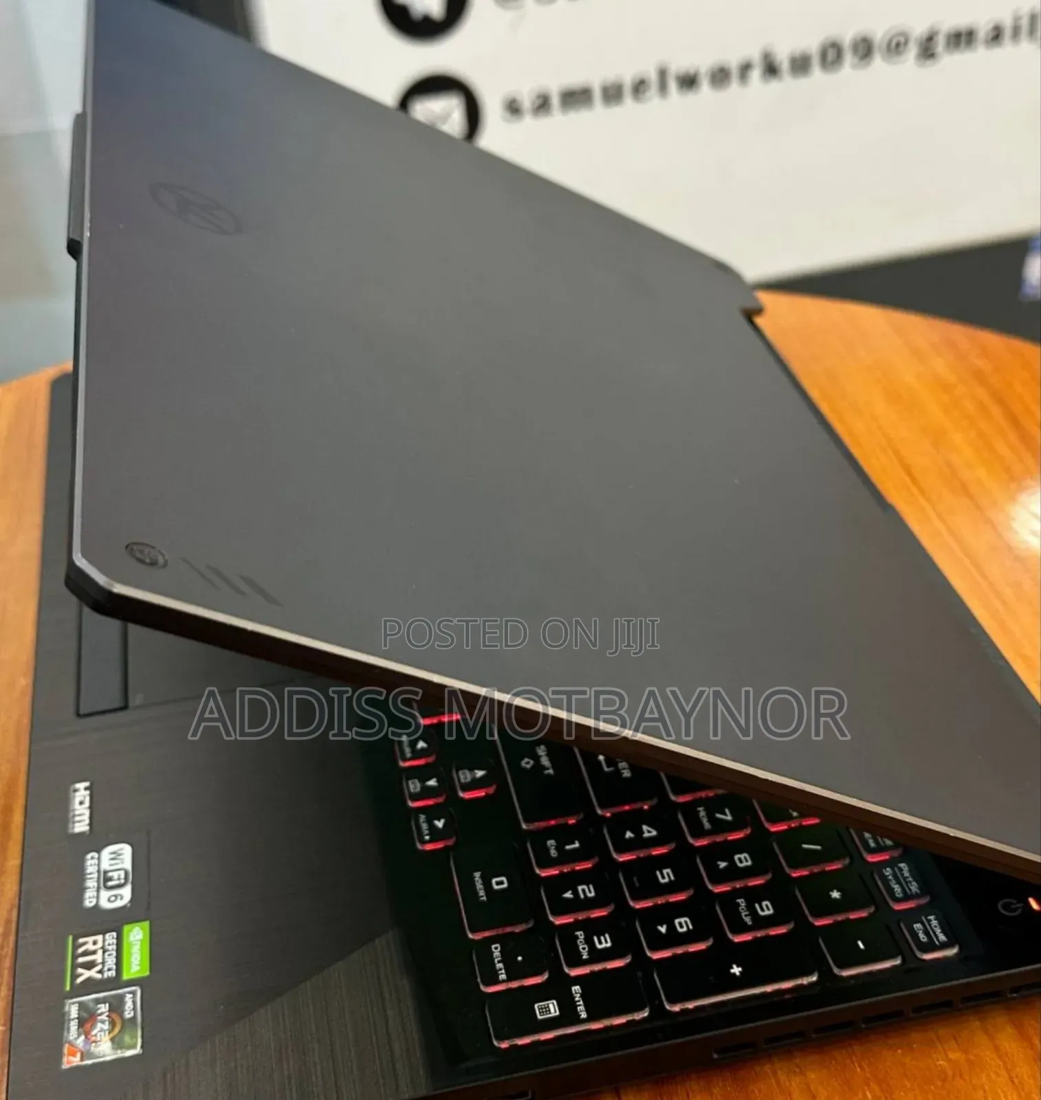 New Laptop Asus TUF Gaming A15 16GB AMD Ryzen 7 SSD 1T