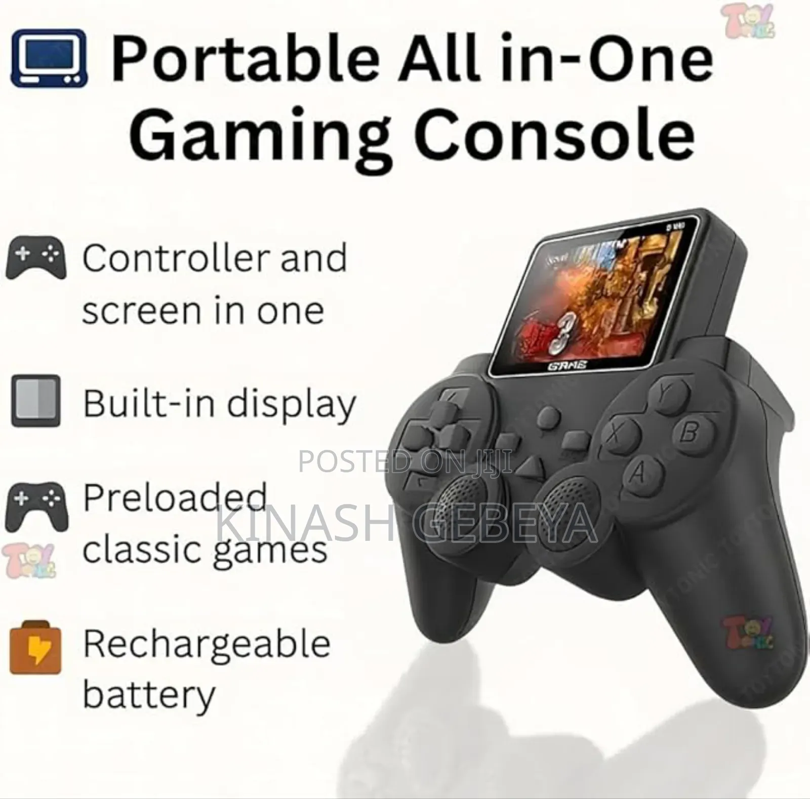 500in1 Kids Retro Game Player