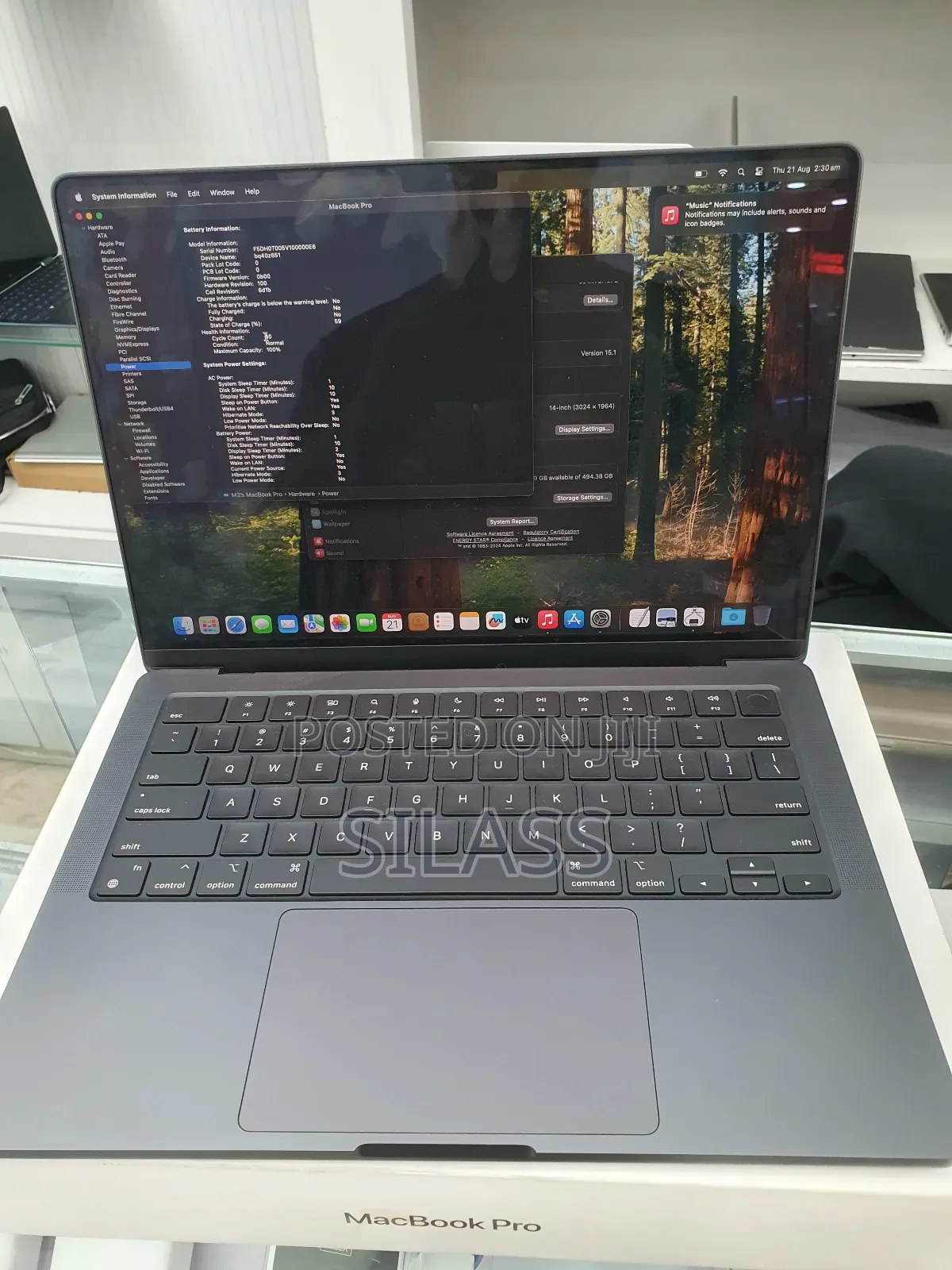 New Apple MacBook Pro 2023 M3 14-Inch 18GB Apple M3 Pro SSD 512GB