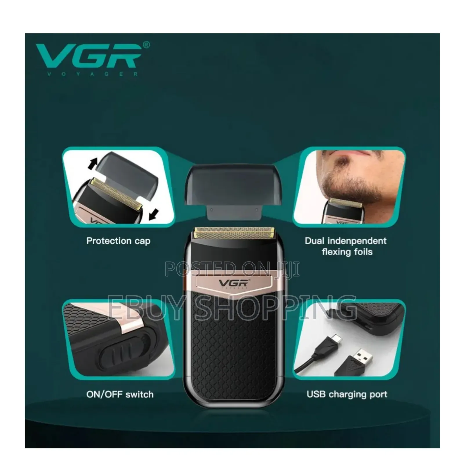 Ultra-Thin Foil Shaver – Perfect for Daily Use