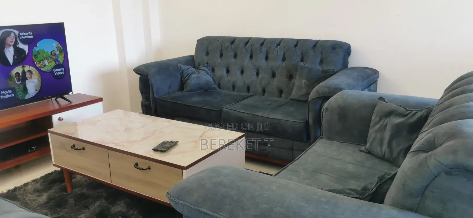 Furnished 2bdrm Apartment in Tsehay Real Estate, Bole for rent