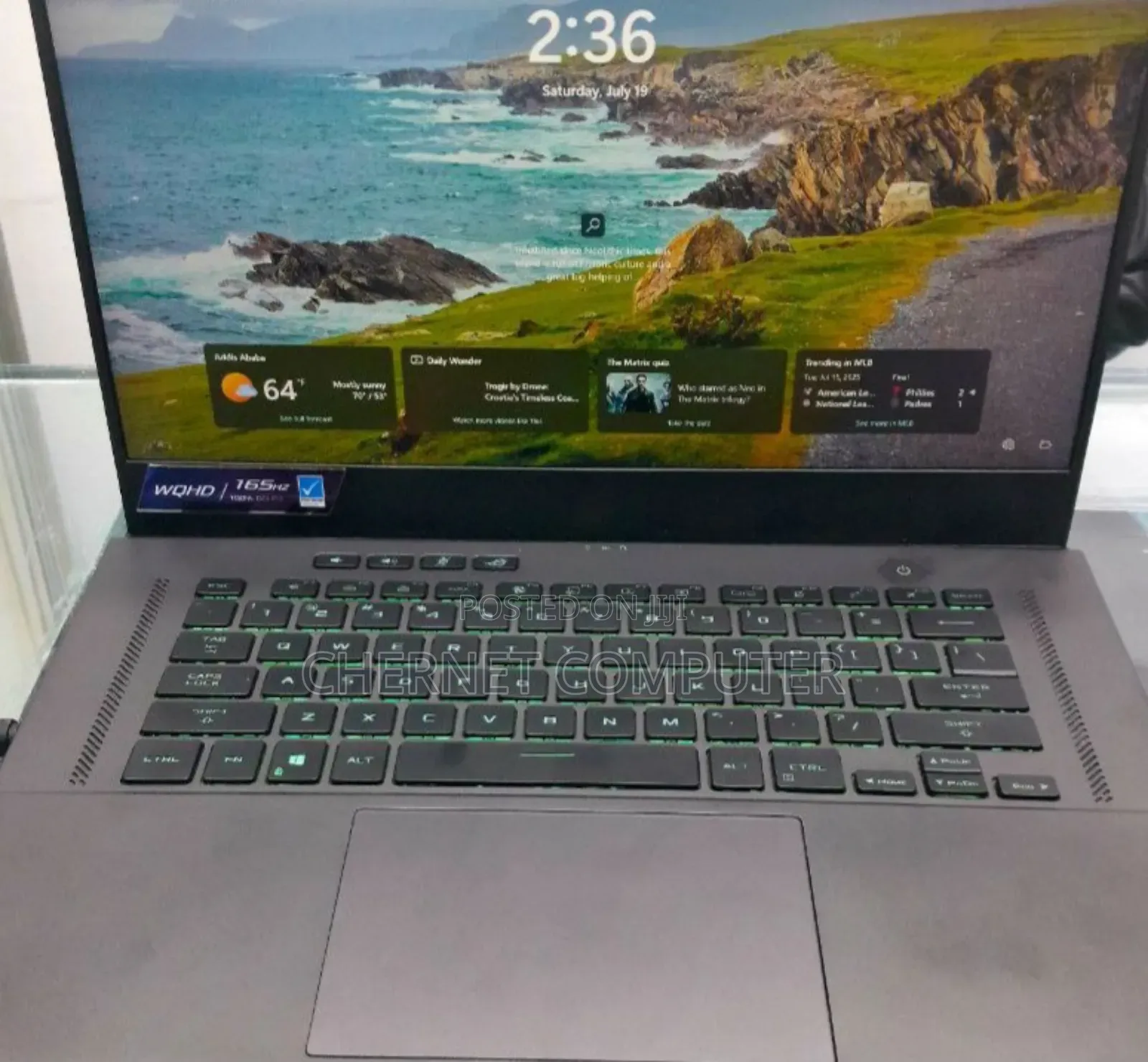 New Laptop Asus ROG Zephyrus G15 16GB AMD Ryzen 9 SSD 1T