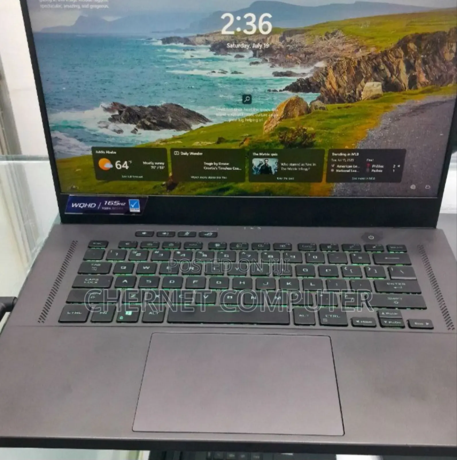 New Laptop Asus ROG Zephyrus G15 16GB AMD Ryzen 9 SSD 1T