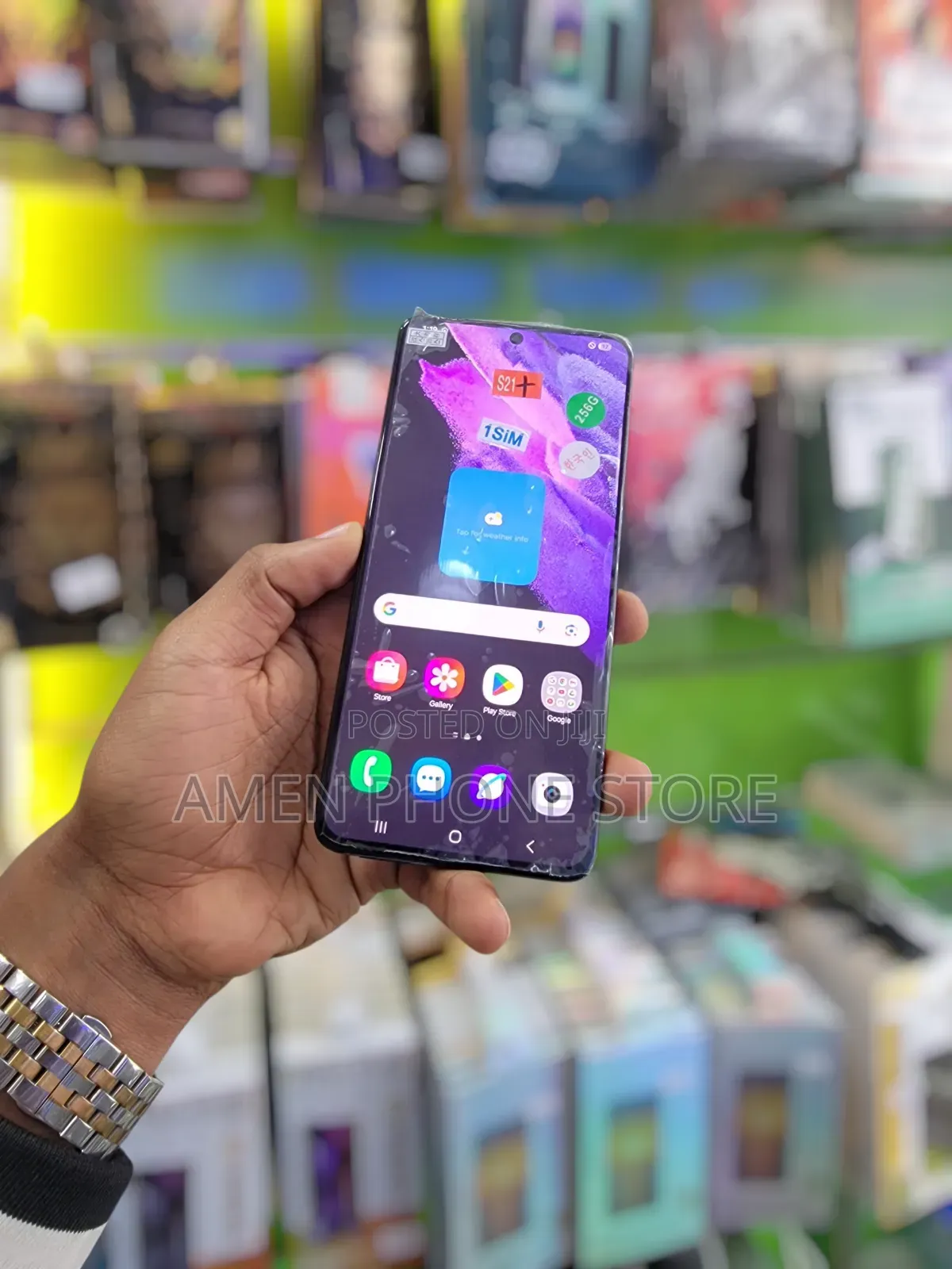 New Samsung Galaxy S21+ 5G 256 GB Black