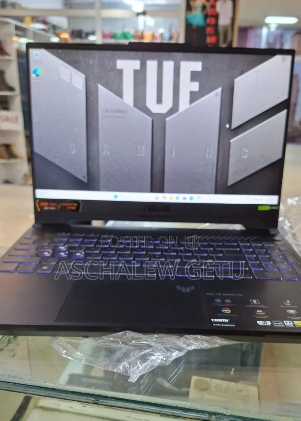 New Laptop Asus TUF Gaming A15 16GB AMD Ryzen 7 SSD 512GB