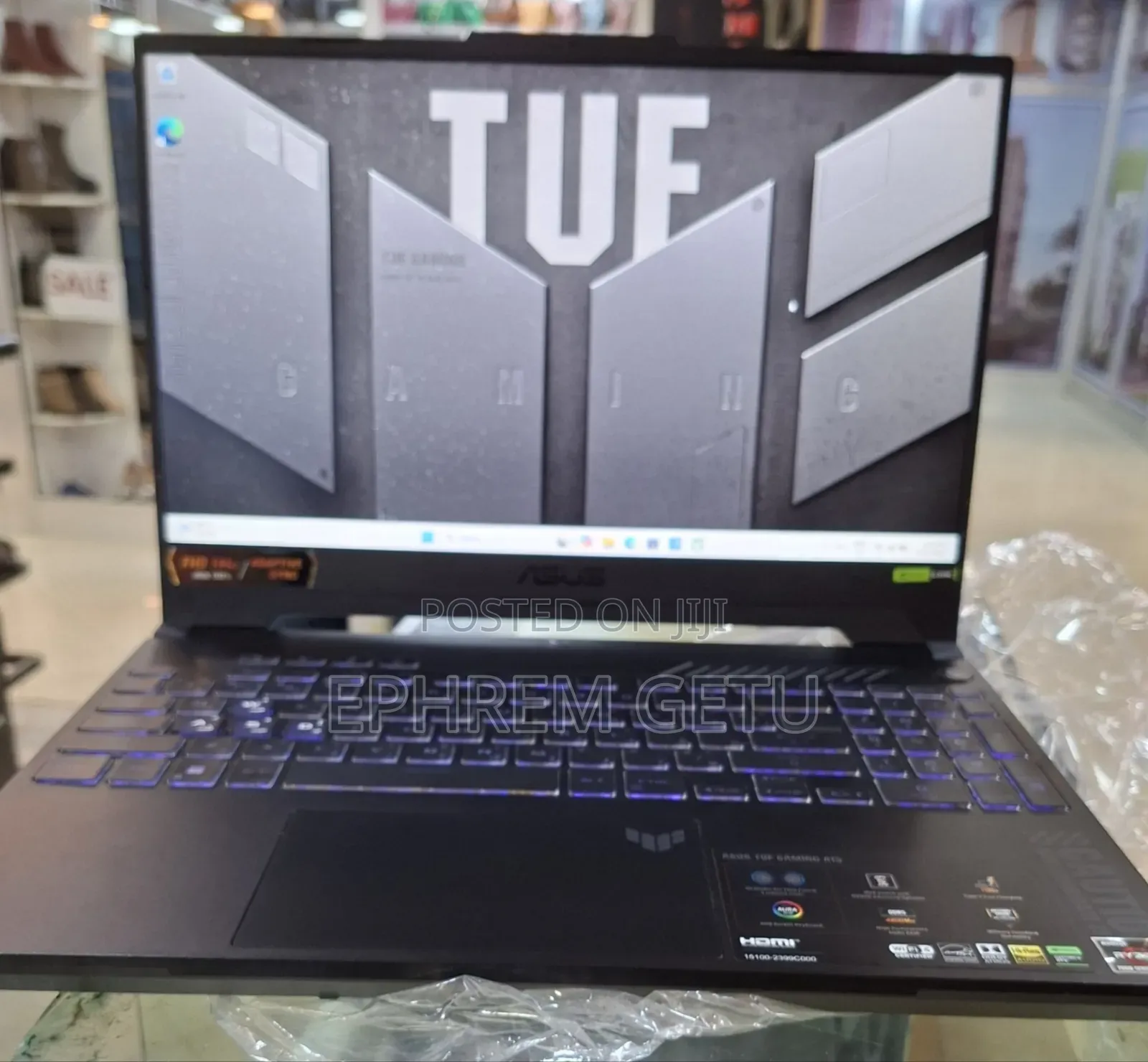 New Laptop Asus TUF Gaming A15 16GB AMD Ryzen 7 SSD 512GB