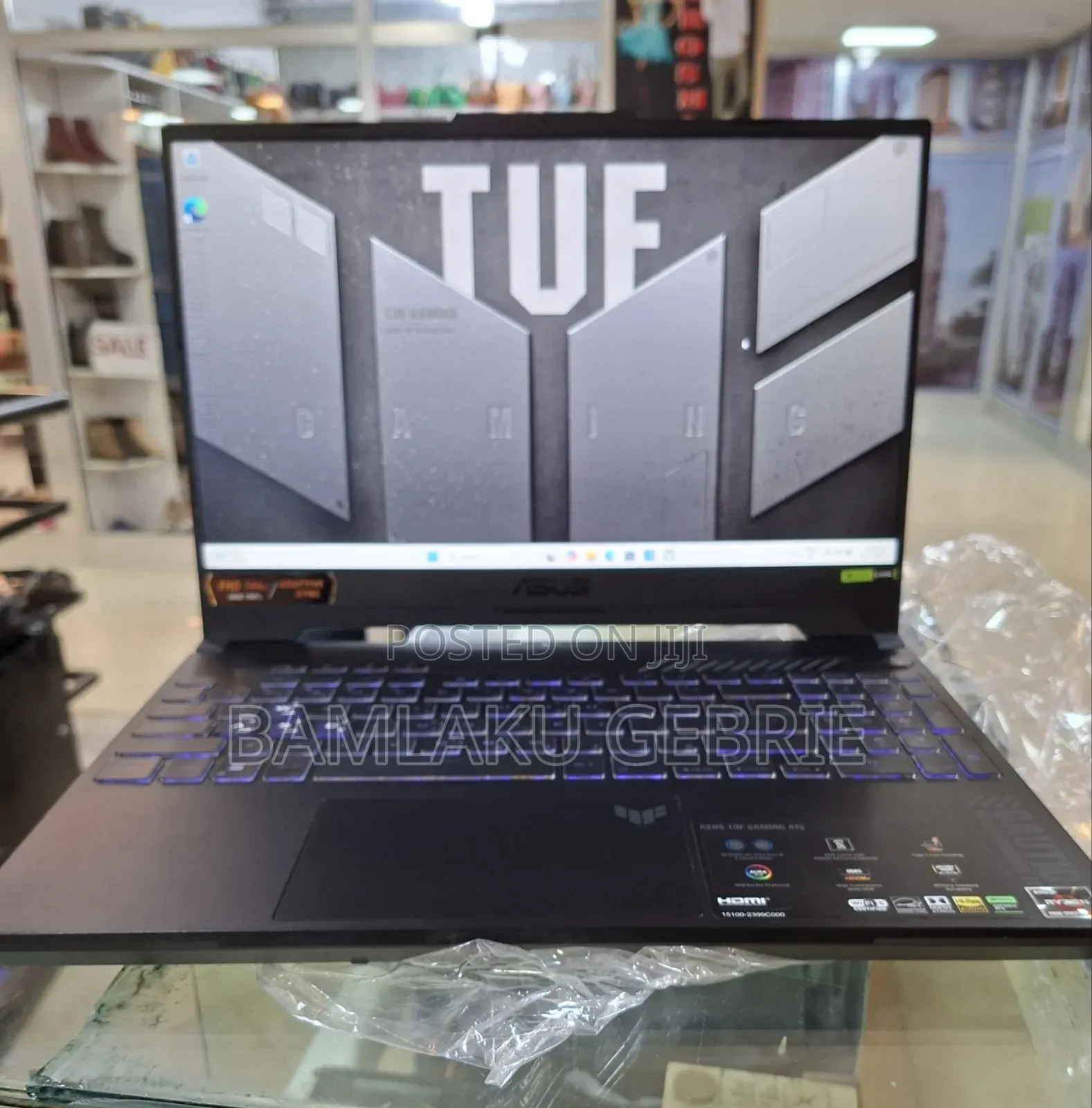 New Laptop Asus TUF Gaming A15 16GB AMD Ryzen 7 SSD 512GB