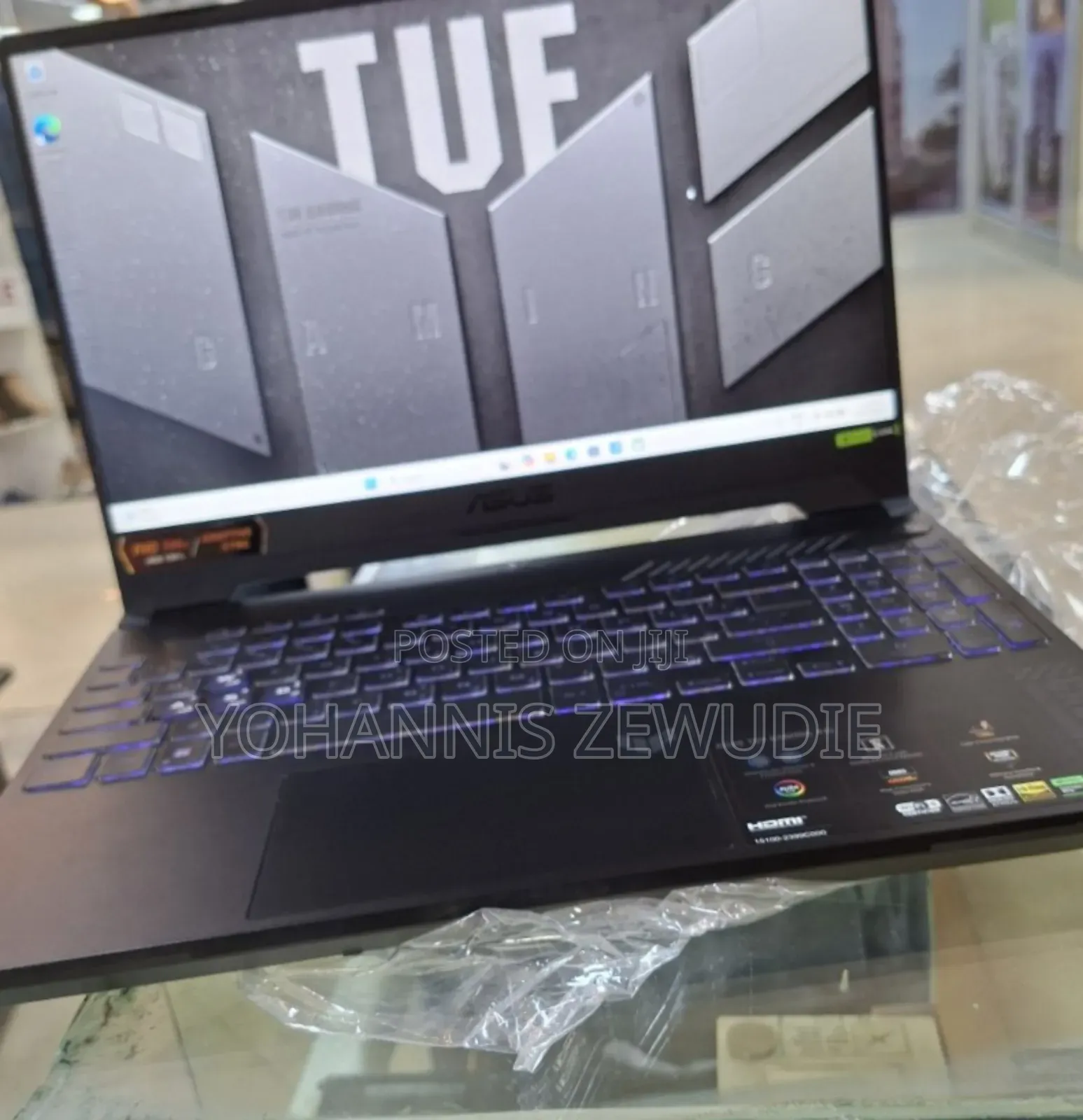 New Laptop Asus TUF Gaming A15 16GB AMD Ryzen 7 SSD 512GB