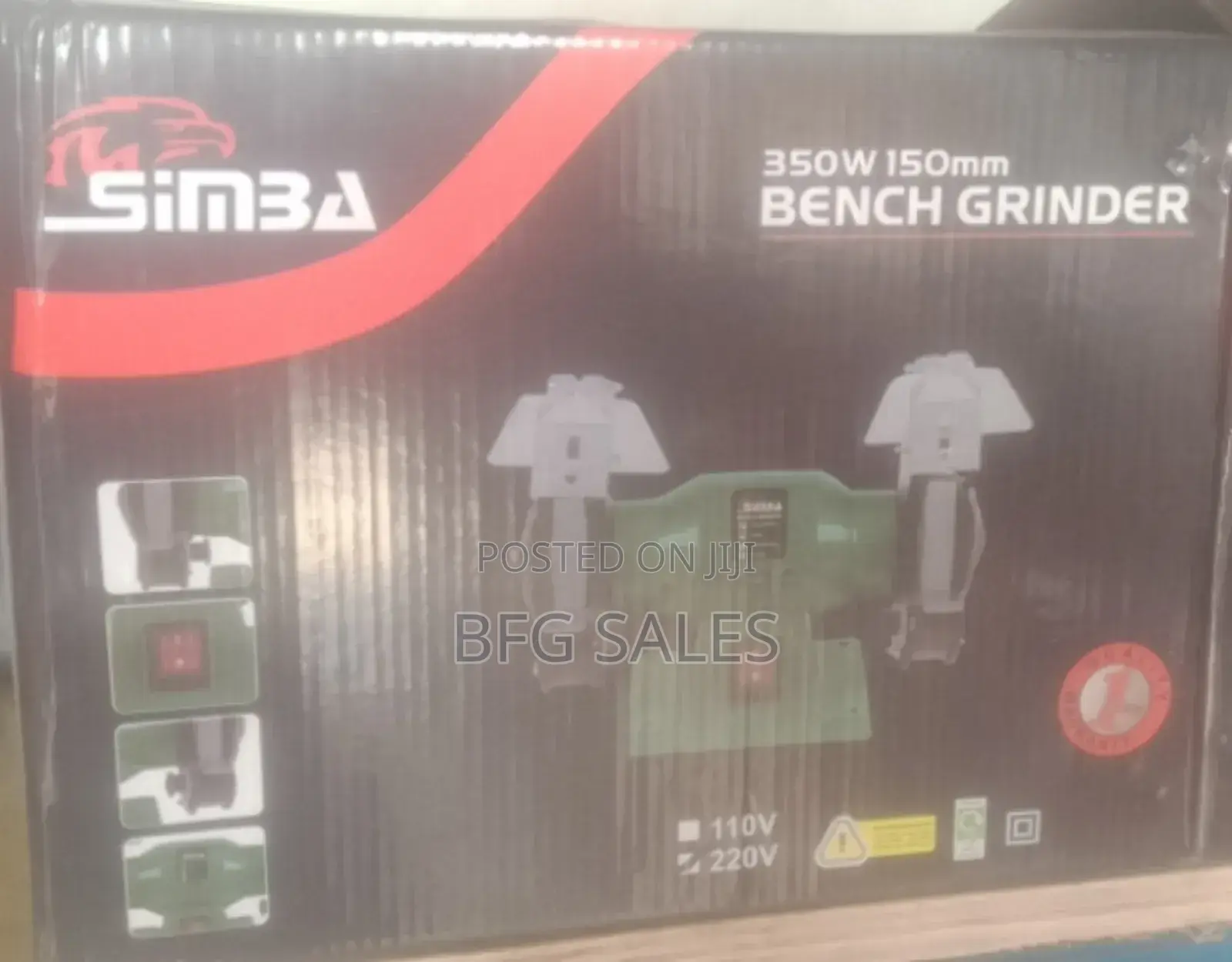 Bench Grinder 350w 220v (ቤንች ግራይንደር)